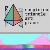 suspicious triangle art place